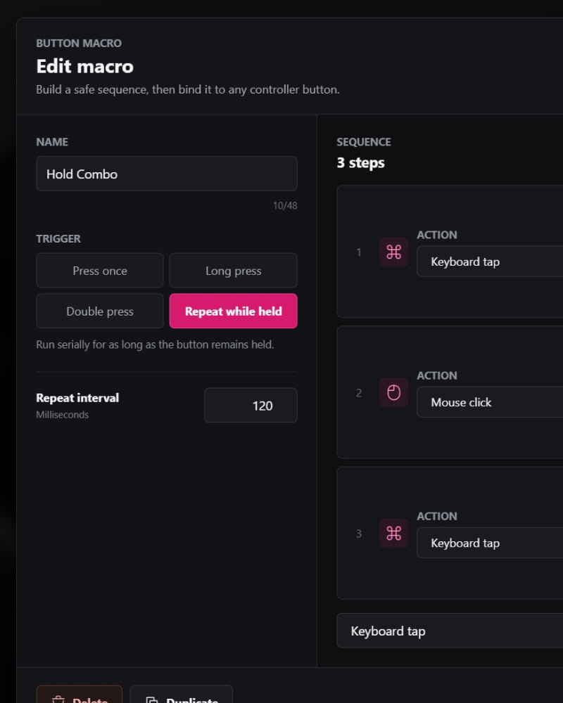 Macro Editor