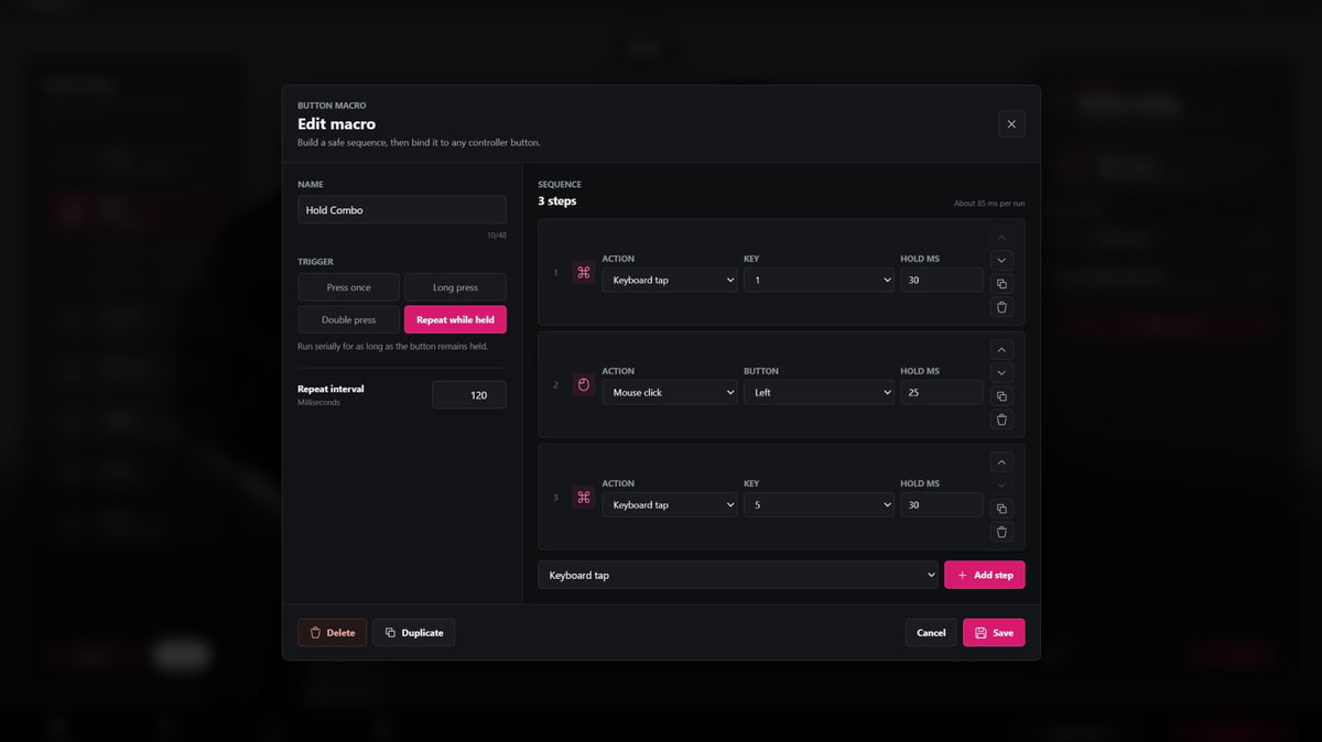 Macro Editor
